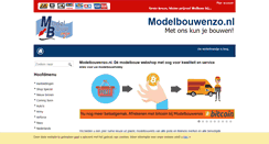 Desktop Screenshot of modelbouwenzo.nl